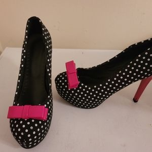 High heel shoes